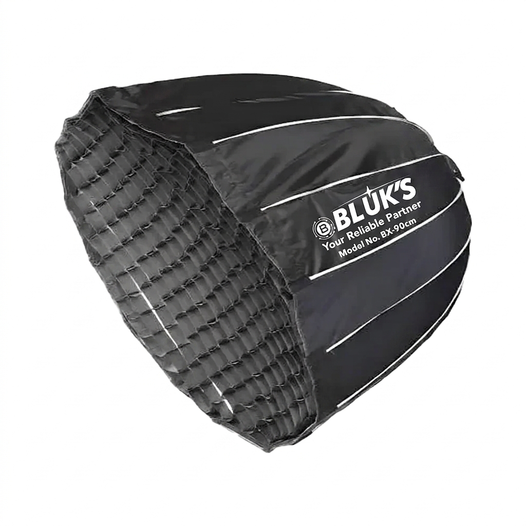 BLUKS BX-90cm Parabolic Soft Box Flash Light